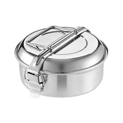 FIAMBRERA ENEIDE INOX 2 PLATOS CAMPING 20CMS